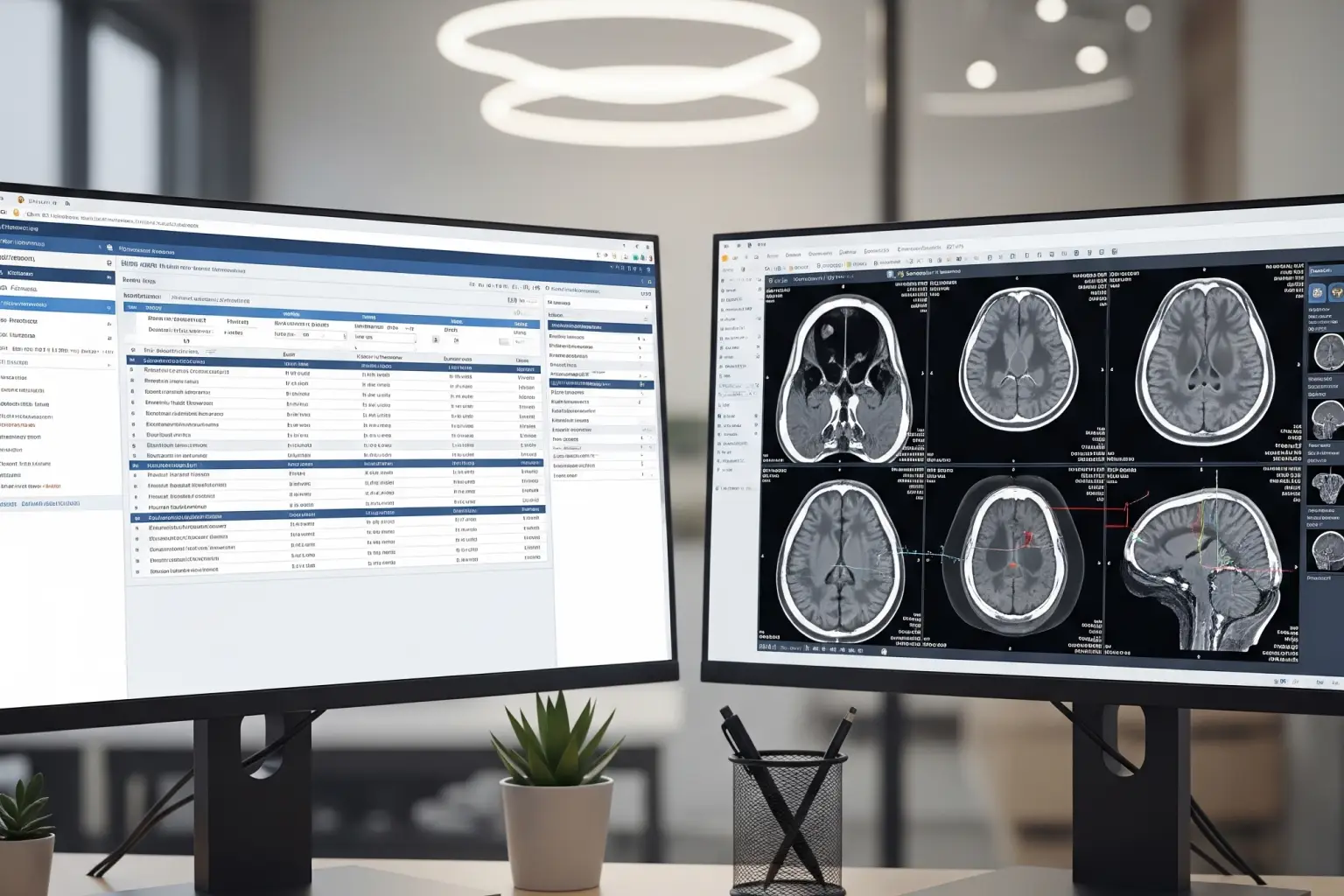 Radiology workflow RIS PACS system